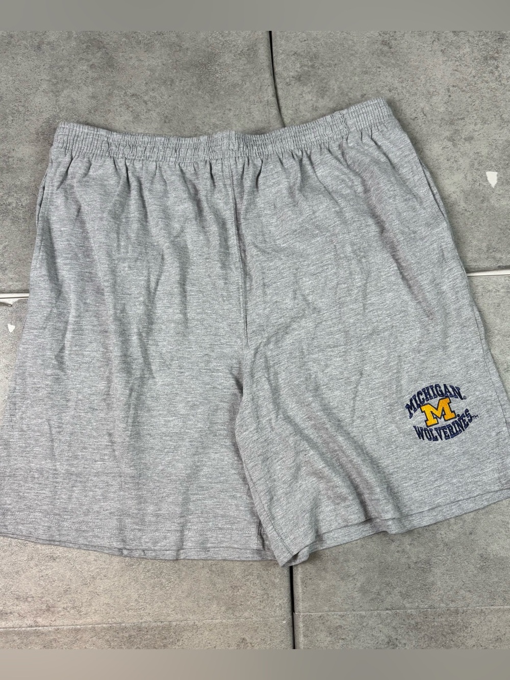 Vintage gray pro edge u of m sweatshorts